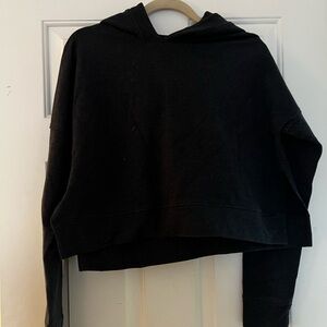 LULULEMON CROPPED NAVY HOODIE - SIZE 12